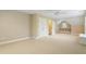 Spacious room with wall-to-wall carpeting, closets, and built-in bench at 4313 Branchwood Dr, Durham, NC 27705