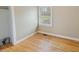 Spare bedroom with hardwood floors and good natural light at 4502 Mill Creek Rd, Cedar Grove, NC 27231