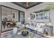 Screened in porch showcasing outdoor seating area, and sliding door entrance into the home at 472 Stonecrest Way, Pittsboro, NC 27312