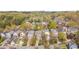An aerial view of a charming residential neighborhood with well-maintained homes at 507 Parkside Cir, Chapel Hill, NC 27516