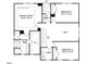 Second level floor plan showcasing an owner's suite, two bedrooms, loft, laundry room, and two bathrooms at 53 Brooklynn Trl # 183, Angier, NC 27501