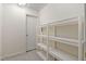 Bright storage space with durable shelving and neutral walls, perfect for organization at 537 Chatham Dr, Chapel Hill, NC 27516