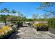 An inviting rooftop deck with comfortable seating, lush planters, and a clear blue sky at 620 Wade Ave # 206, Raleigh, NC 27605