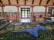 Stunning model of the landscape in a lodge interior with wood floors and custom millwork at 70 Valebrook Ct, Youngsville, NC 27596