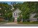Charming two-story home featuring blue shutters and mature landscaping at 708 Brye St, Durham, NC 27703