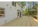 Expansive wooden deck featuring a gazebo perfect for outdoor entertaining and relaxation at 8008 Hollander Pl, Raleigh, NC 27606