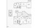 Detailed floor plan showing the layout with the kitchen, bedrooms, living room, and flex rooms at 8008 Hollander Pl, Raleigh, NC 27606