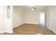 Open living room space featuring new flooring at 909 Windcrest Rd, Durham, NC 27713