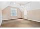 Bedroom with a fan, neutral walls, carpet, and a bright window for natural light at 10370 Spaight, Chapel Hill, NC 27517