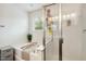 Clean bathroom featuring a soaking tub with separate shower at 1620 Frog Hollow Way, Wake Forest, NC 27587