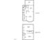 Detailed floor plan illustrating the layout of the home's first and second floors with dimensions at 2 Banbury Ln # 2, Chapel Hill, NC 27517