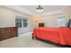 Comfortable bedroom with neutral walls and carpet, ample natural light and furniture at 211 Richmond Run, Stem, NC 27581