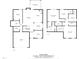 Detailed floor plan showcasing layout of a spacious two-story home with multiple bedrooms and living areas at 270 Trailing Bluff Way, Garner, NC 27529