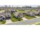 Beautiful aerial view of the home within a well-maintained neighborhood at 667 Ashley Woods Dr, Gibsonville, NC 27249