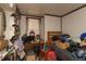 View of a bedroom with desk, shelving, a window, and a single bed at 1203 Brookside Dr, Raleigh, NC 27604