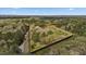 Aerial view of property and the surrounding area at 206 Rocky Hills Rd, Pittsboro, NC 27312