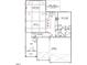 Detailed first floor plan showcasing the kitchen, Gathering room, garage, and outdoor porch at 311 Augusta Pond Way # 168, Raleigh, NC 27603