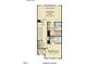 Floor plan of home with tray ceiling, owner's suite, owner's bath, bedroom 2, and bath 2 at 416 Deercroft Dr, Apex, NC 27539