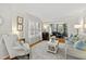 Inviting living room with hardwood floors, soft natural light, and an open layout at 508 Currituck Dr, Raleigh, NC 27609