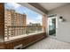 Balcony area with view of buildings at 510 Glenwood Ave # 602, Raleigh, NC 27603