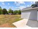 Spacious backyard with wooden fence and a concrete patio at 815 Goshen St, Oxford, NC 27565