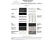 An Ashton Woods chart of various exterior finish options including composite roofing and shakes in Colonial White at 11778 Salers Loop, Middlesex, NC 27557