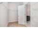 Walk-in closet with shelving and carpeted floor at 15 Woodworkers Way, Clayton, NC 27520