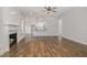 Open-concept living room flows into the kitchen, great for entertaining and daily life at 198 Ruskin Dr, Smithfield, NC 27577
