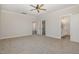 Spacious main bedroom with ample natural light and en suite bathroom at 198 Ruskin Dr, Smithfield, NC 27577