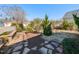 Well-maintained front yard with stone pathway and professional landscaping at 1980 Great Ridge Pkwy, Chapel Hill, NC 27516