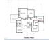 Second floor plan showing layout of the home at 2200 Paddstowe Main Way, Wake Forest, NC 27587