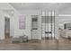 Bright foyer with modern decor, tile floors, and an open layout at 2200 Paddstowe Main Way, Wake Forest, NC 27587