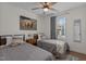 Inviting bedroom features two beds, soft lighting, and stylish decor for restful nights at 2207 Otis St # B, Durham, NC 27707
