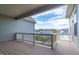 Covered deck offering outdoor living with a view at 2620 Club Level Dr, Apex, NC 27523