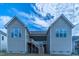 Stylish rear elevation showcasing deck at 2620 Club Level Dr, Apex, NC 27523