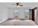 Bright bedroom with two large windows offering great views of greenery, lots of natural light at 3808 Johnson Pond Rd, Apex, NC 27539