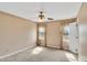 Cozy bedroom featuring carpet flooring, neutral paint, and two windows with natural light at 3808 Johnson Pond Rd, Apex, NC 27539