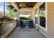 Cozy porch with seating and a view of the neighborhood at 4121 Enfield Ridge Dr, Cary, NC 27519