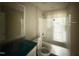 Standard bathroom features a shower-tub combination and vanity with framed mirror at 47 Silver Ct, Smithfield, NC 27577