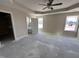 Large main bedroom with walk-in closet and natural light creates a comfortable space at 47 Silver Ct, Smithfield, NC 27577