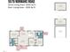 Detailed floor plan showcases the layout, dimensions, and spatial relationships of the house and extra storage, shed, and carport at 5570 Normans Rd, Rougemont, NC 27572