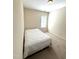 Modest bedroom with carpet, single bed and natural light from window at 6320 Slopeside Ct, Raleigh, NC 27610