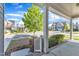 Front porch of house with landscaping and view of the neighborhood at 706 Fireball Ct, Knightdale, NC 27545