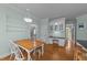 Cozy breakfast nook with hardwood floors and a built-in desk area at 7201 Jonathan Dr, Wendell, NC 27591