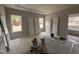 Bright bedroom with natural light and prepped for flooring installation at 105 Tuskeegee Dr, Smithfield, NC 27577