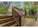 Multi-level back deck, offering ample space for outdoor living at 1205 Country Ridge Dr, Raleigh, NC 27609