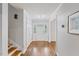Entryway boasts hardwood floors and staircase at 1205 Country Ridge Dr, Raleigh, NC 27609