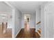 Entryway boasts hardwood floors and staircase at 1205 Country Ridge Dr, Raleigh, NC 27609
