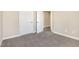 Bedroom featuring carpeted floors and an access door at 122 Wilderness Trl, Smithfield, NC 27577