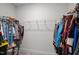 Spacious walk-in closet with ample storage space and organizational shelving at 1241 White Flint Cir, Durham, NC 27703